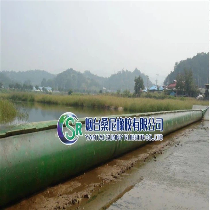 Customized enflatab kawotchou baraj pou Inondasyon Contro