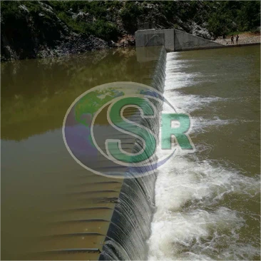 Pneumatic Spillway Gates te fè nan Shadong, Lachin